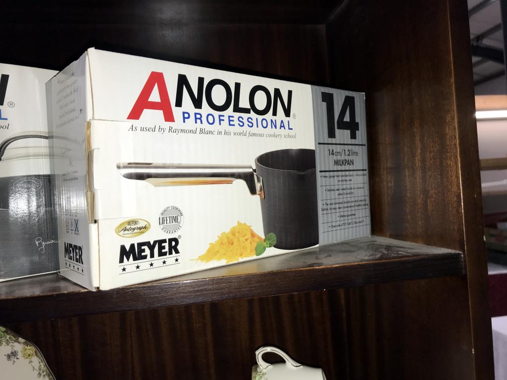 A fabulous set of 3 boxed Anolon professional saucepans, - Image 3 of 5