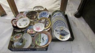 A large quantity of miniature collector's plates.