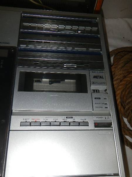 A retro Sharp both sides play disc stereo system, V2-3500. - Image 2 of 3