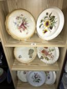 A quantity of 19/20c vintage cheese/cake plates