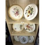 A quantity of 19/20c vintage cheese/cake plates