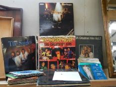 A quantity of LP records including Abba, Showaddywaddy etc.