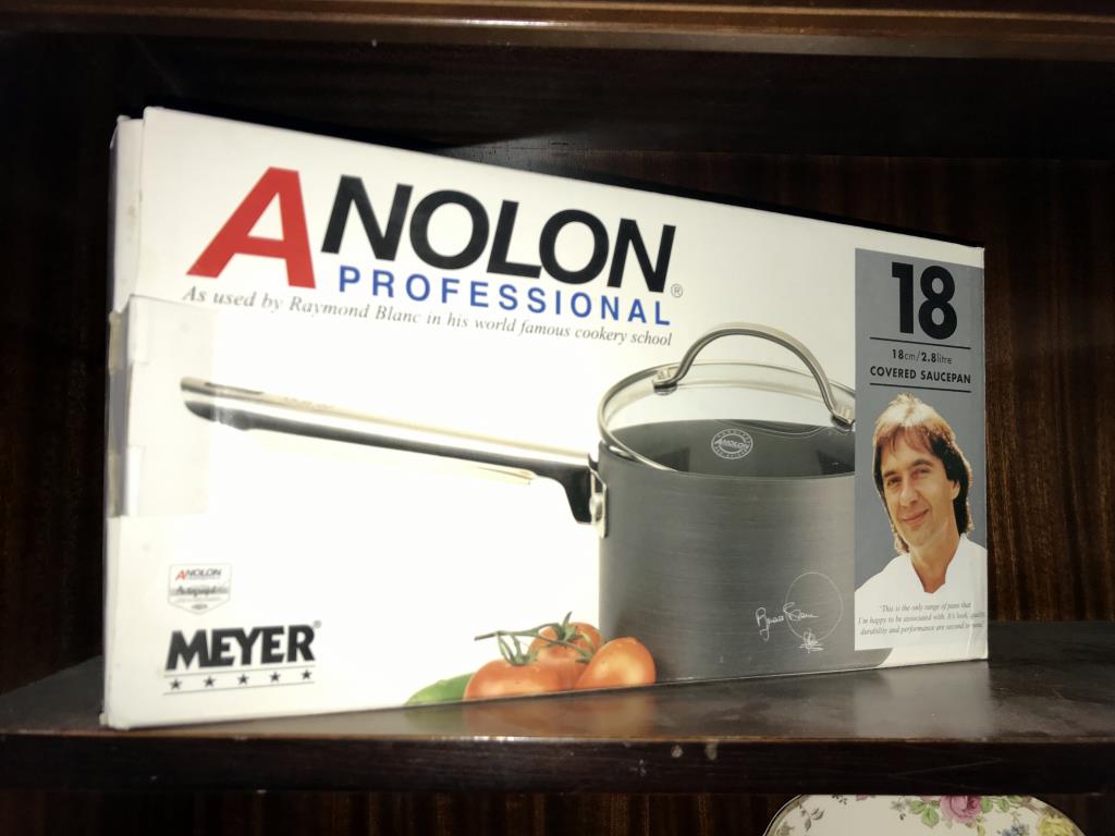 A fabulous set of 3 boxed Anolon professional saucepans, - Image 5 of 5