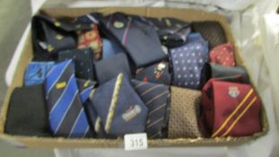 A quantity of neck ties