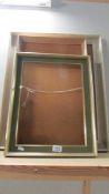 A quantity of picture frames