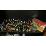 A large quantity of miniature wines and spirits,