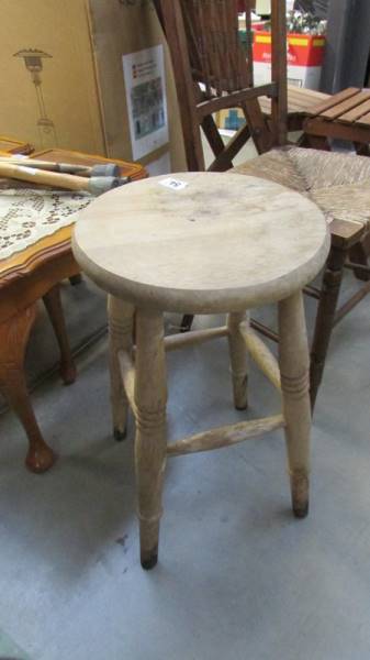 An old kitchen stool.