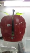 An unusual novelty Hannspree apple shaped lcd tv, Model no T094,