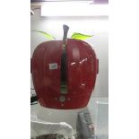 An unusual novelty Hannspree apple shaped lcd tv, Model no T094,