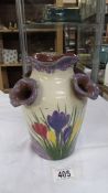 A Torquay pottery hand painted vase.