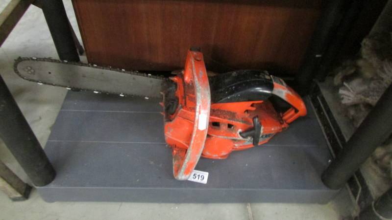 A small Joba SL2 petrol chain saw (not siezed but untested) (Collect only)