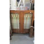 A mid 20th century display cabinet. (collect only)