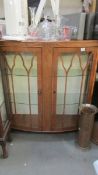 A mid 20th century display cabinet. (collect only)