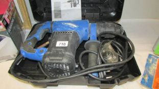 A cased rotary hammer drill. (Collect only)