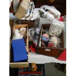 A mixed lot of haberdashery etc.,