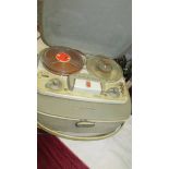 A Grundig reel to reel tape recorder. (Collect only)