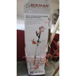 An Eckman 30cc garden strimmer with attachments. (Collect only)