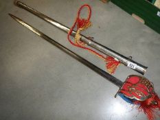 A Replica cavalry sword. (Collect only)