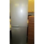 A new Bosch silver coloured fridge freezer, (Collect only)