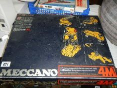 A Meccano 4M motorised set, incomplete. (collect only)