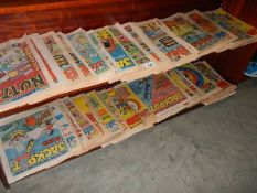 A mixed lot of comics including Beano, Jacko, Nutty etc.,