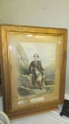 A framed and glazed full length portrait of William Maberly Esquire. (Collect only)