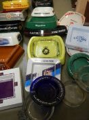 A box of assorted pub ashtrays. (collect only)