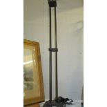 A modern floor standing metal lamp. (Collect only)