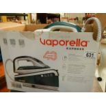 A Vaporella iron in box.