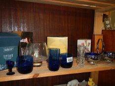 A mixed lot of glass ware including some boxed. (collect only)