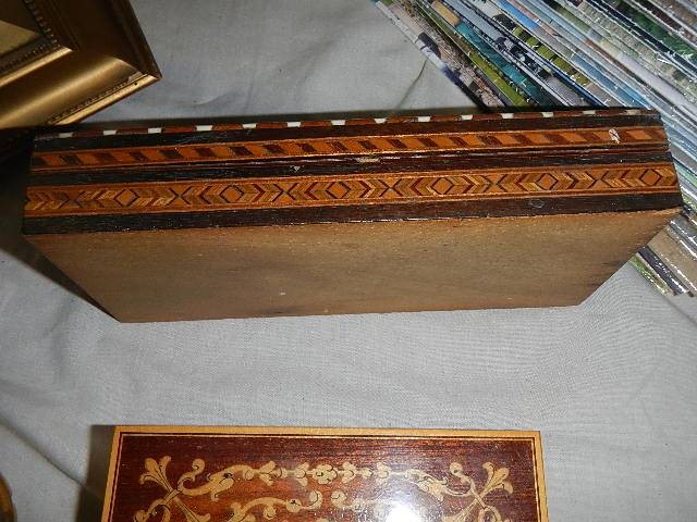 An antique inlaid box and a later example. - Image 3 of 3