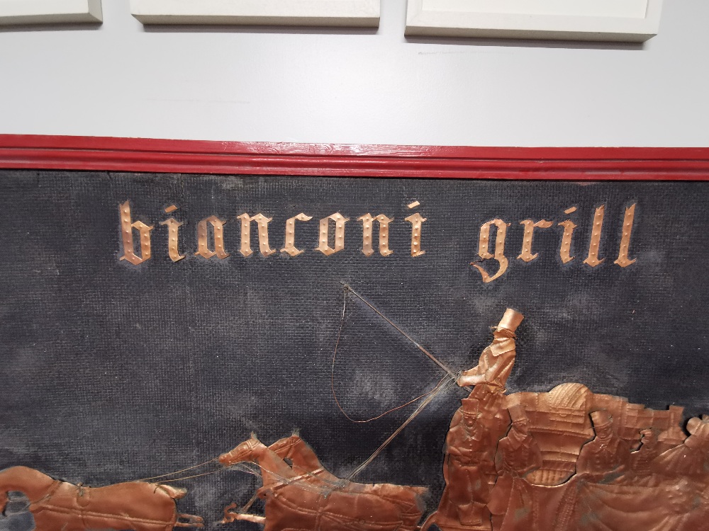 The Original Sign for the "Bianconi Grill" (1950's), from the Royal Hibernian Hotel Dublin (1751- - Image 4 of 5