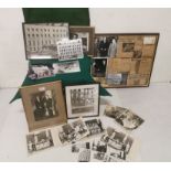 5 Framed Photographs relating to Cruises Hotel – Mr Kenneally with Eamon de Valera etc & a group