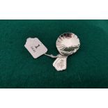 Irish Silver Caddy Spoon by William Egan (Cork), 1916 Commemorative, floral decor to handle, 7cm