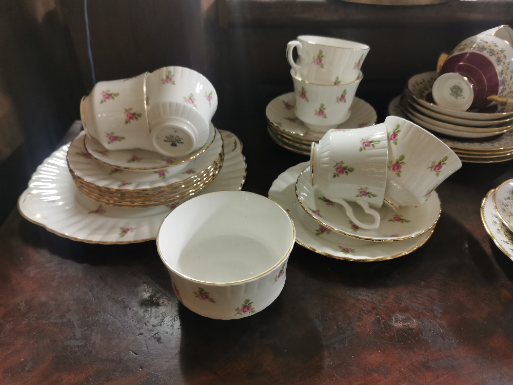 3 part Tea Sets – Royal Tara, Royal Stafford, Tuscan - Image 2 of 3