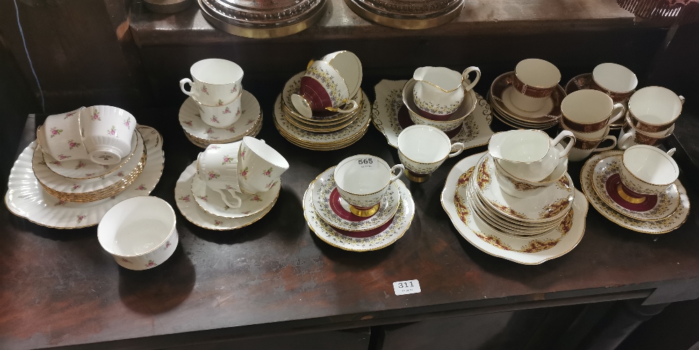 3 part Tea Sets – Royal Tara, Royal Stafford, Tuscan