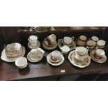 3 part Tea Sets – Royal Tara, Royal Stafford, Tuscan