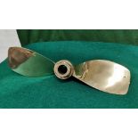 Polished Brass Decorative Rudder