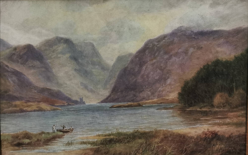 ALEXANDER WILLIAMS RHA (1846-1930), “Glenveigh Lake”, Co. Donegal, Watercolour (signed by artist,