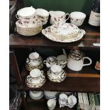 3 Tea Sets - 19 Piece Minton, 19 piece Crown Derby (as new) & “Stanley” part Teaset (worn)