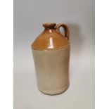 19th C. glazed stoneware flagon.