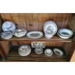 Sixty piece Wedgwood dinner service set.