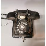 1930's metal and Bakelite telephone.