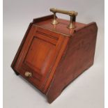 19th. C. mahogany log box.