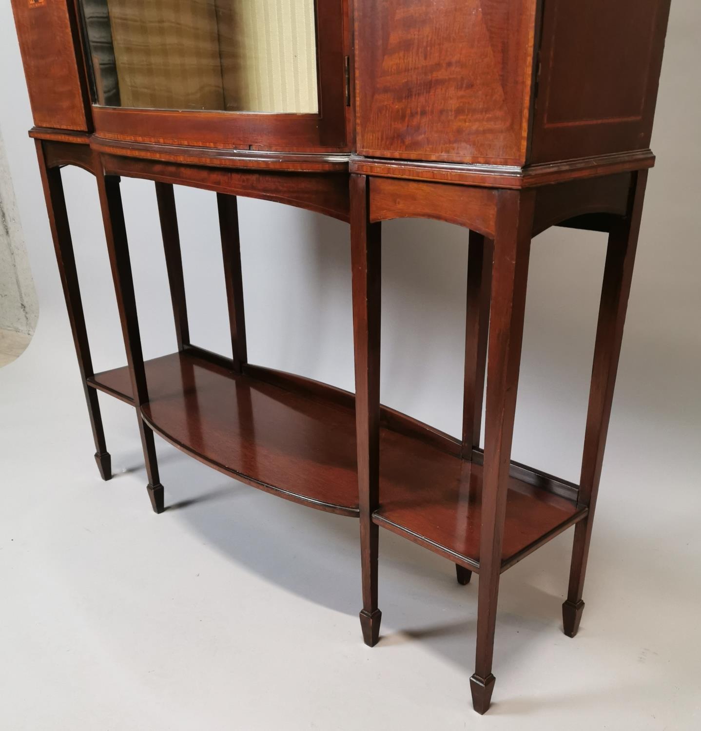 Edwardian mahogany display cabinet. - Image 4 of 4