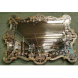 Murano Venetian glass mirror.