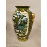 Oriental ceramic vase.