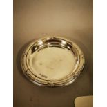 English silver dish