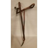 19th C. wrought iron implement.