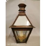 19th C. copper lantern.